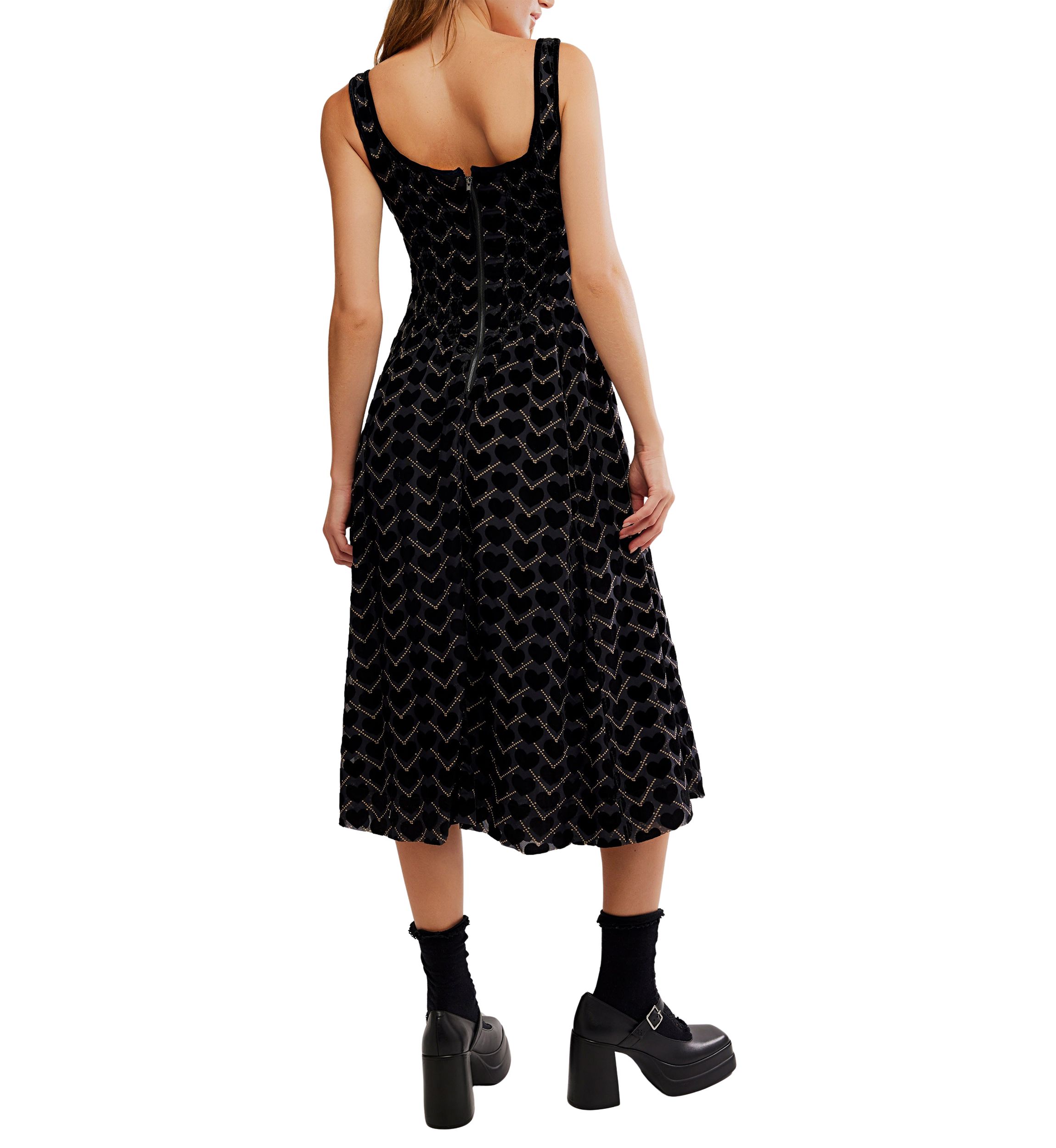 Freya Printed Midi Dress