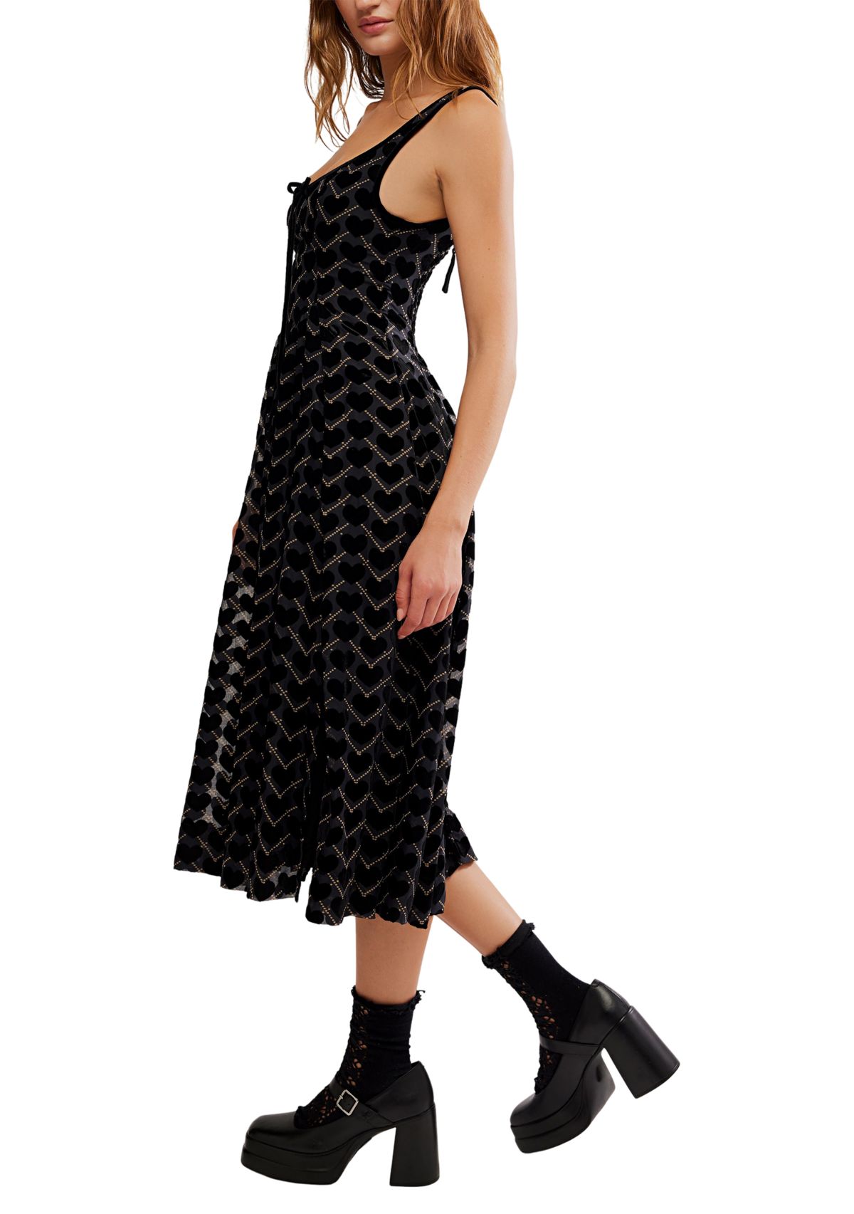 Freya Printed Midi Dress
