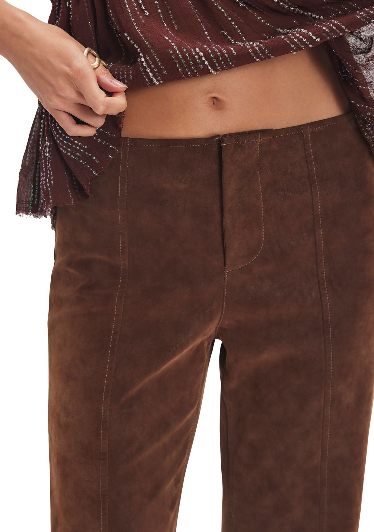 We The Free Glow Up Vegan Suede Pants