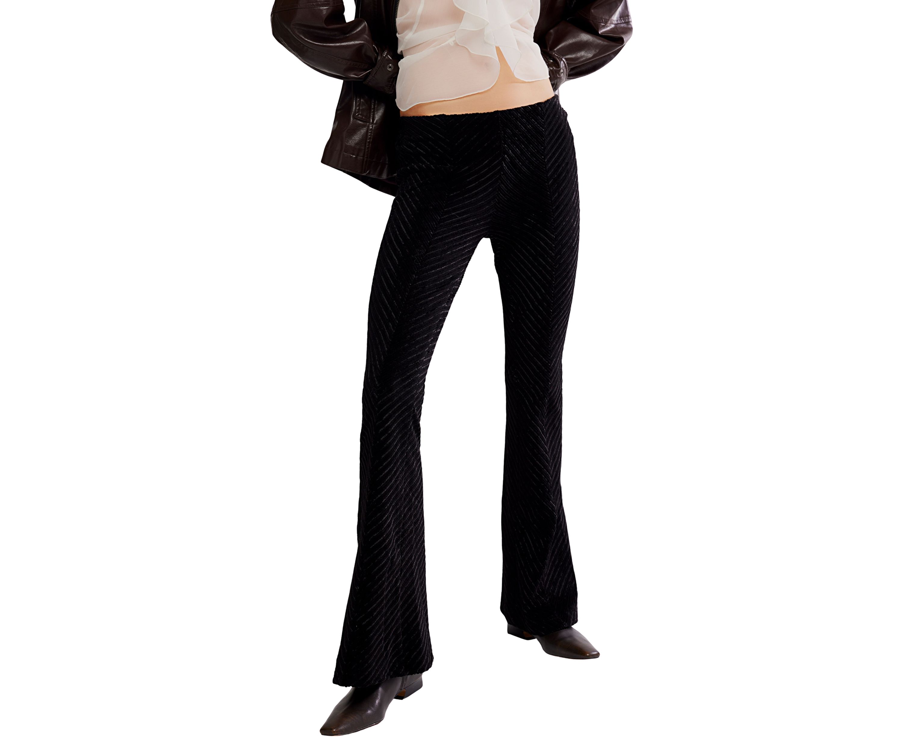 Penny Pull-On Velvet Pants