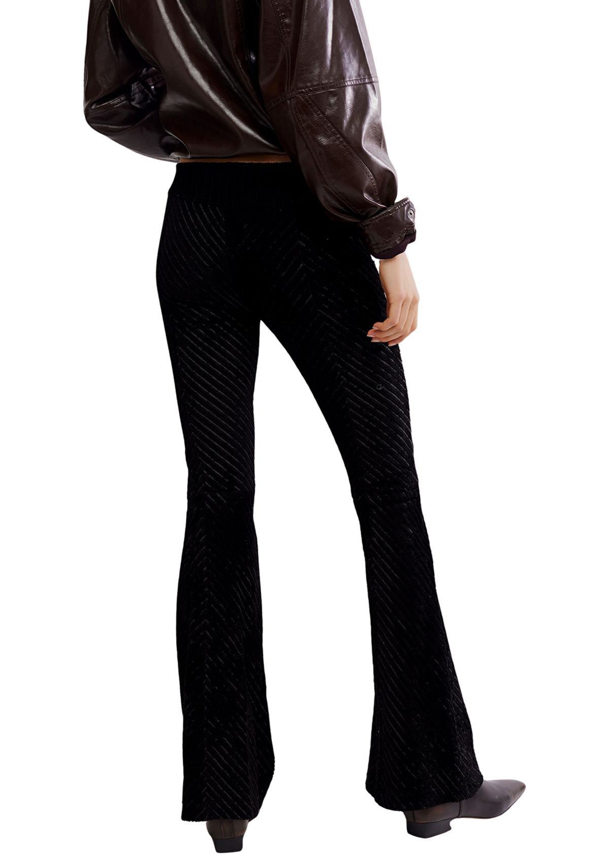 Penny Pull-On Velvet Pants