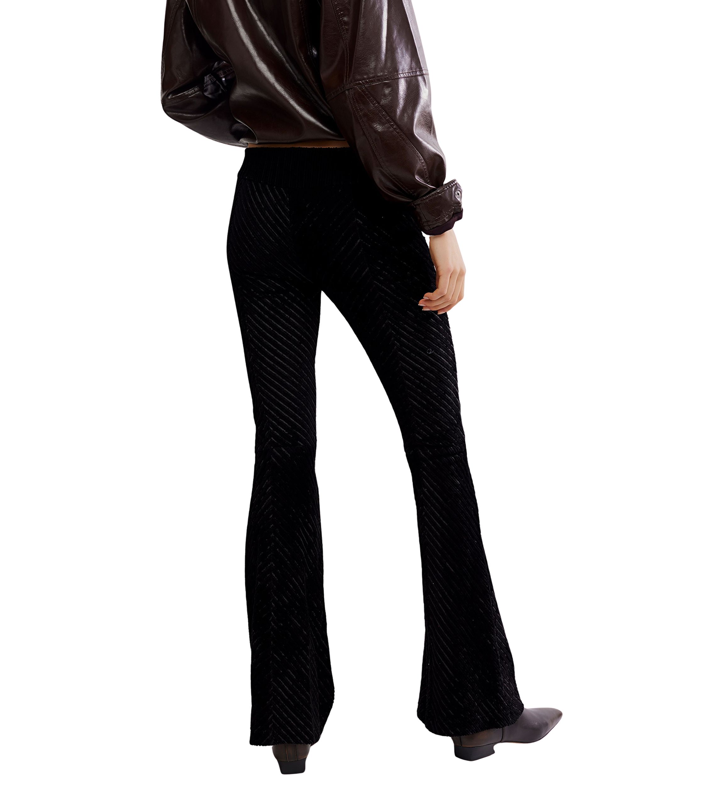 Penny Pull-On Velvet Pants