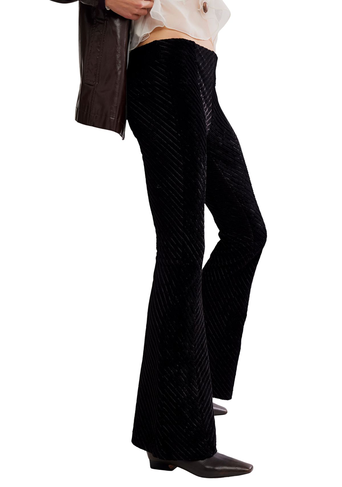 Penny Pull-On Velvet Pants