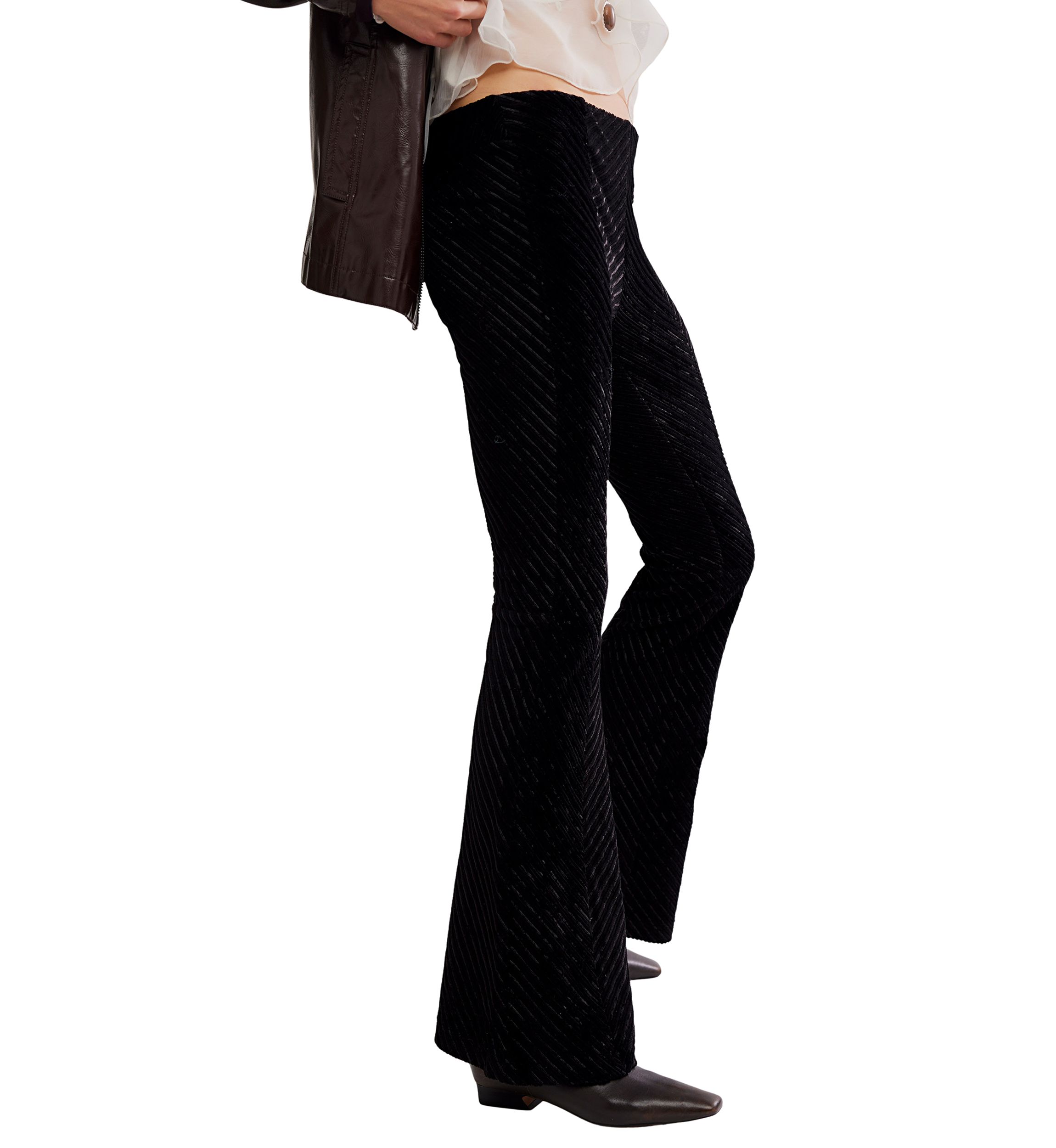 Penny Pull-On Velvet Pants