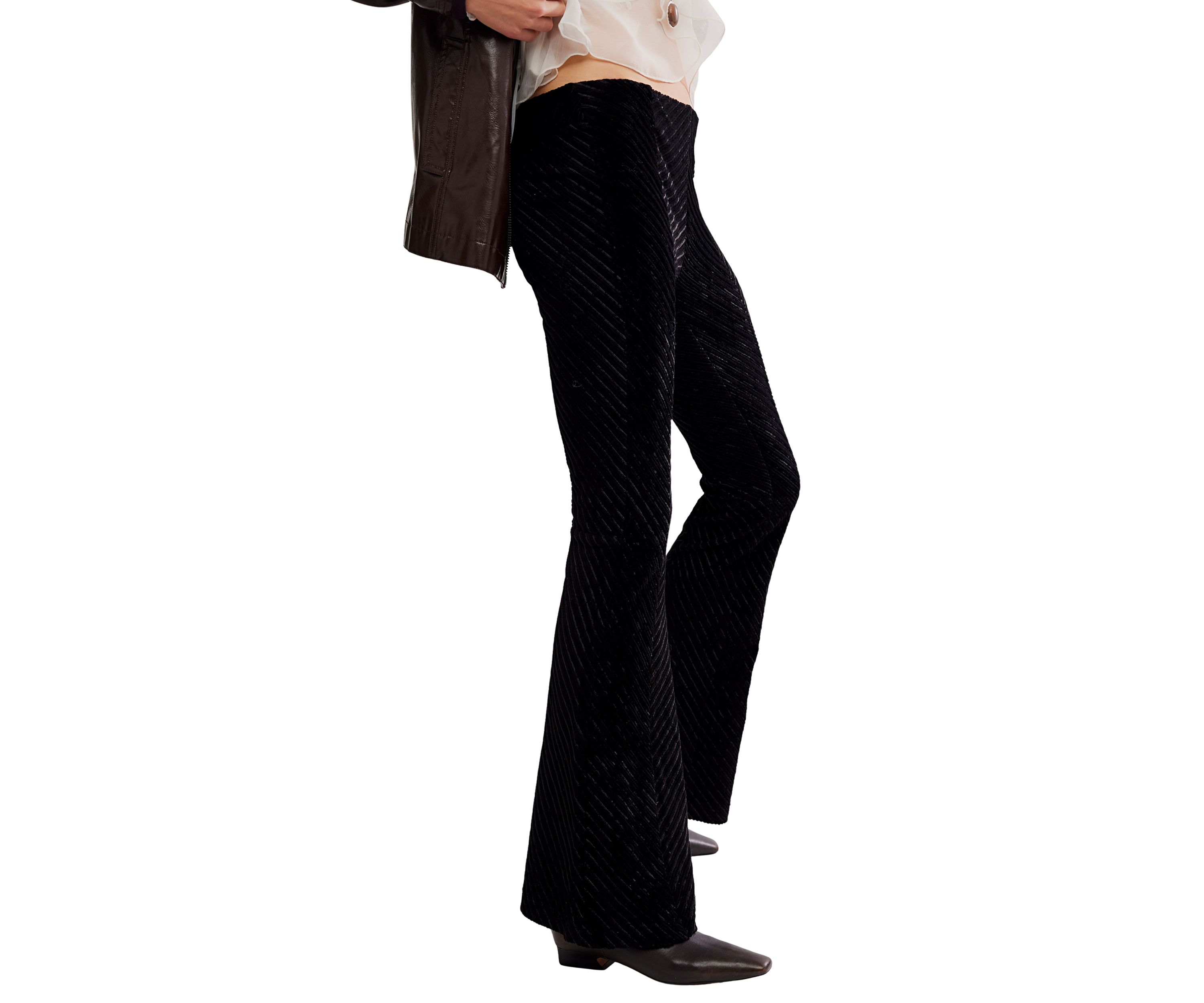 Penny Pull-On Velvet Pants