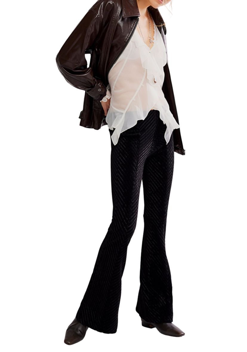 Penny Pull-On Velvet Pants