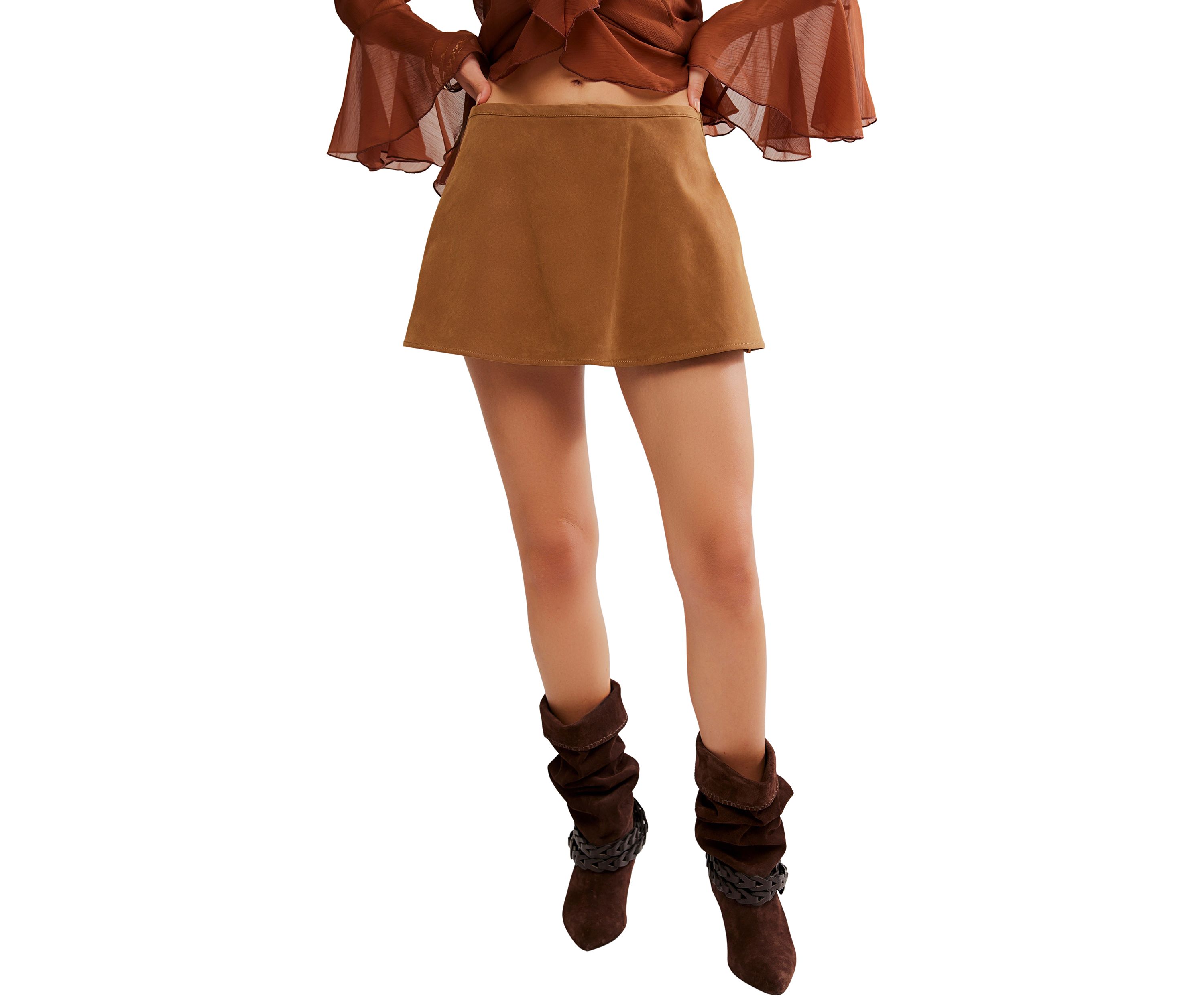We The Free Paradise Found Suede Skort