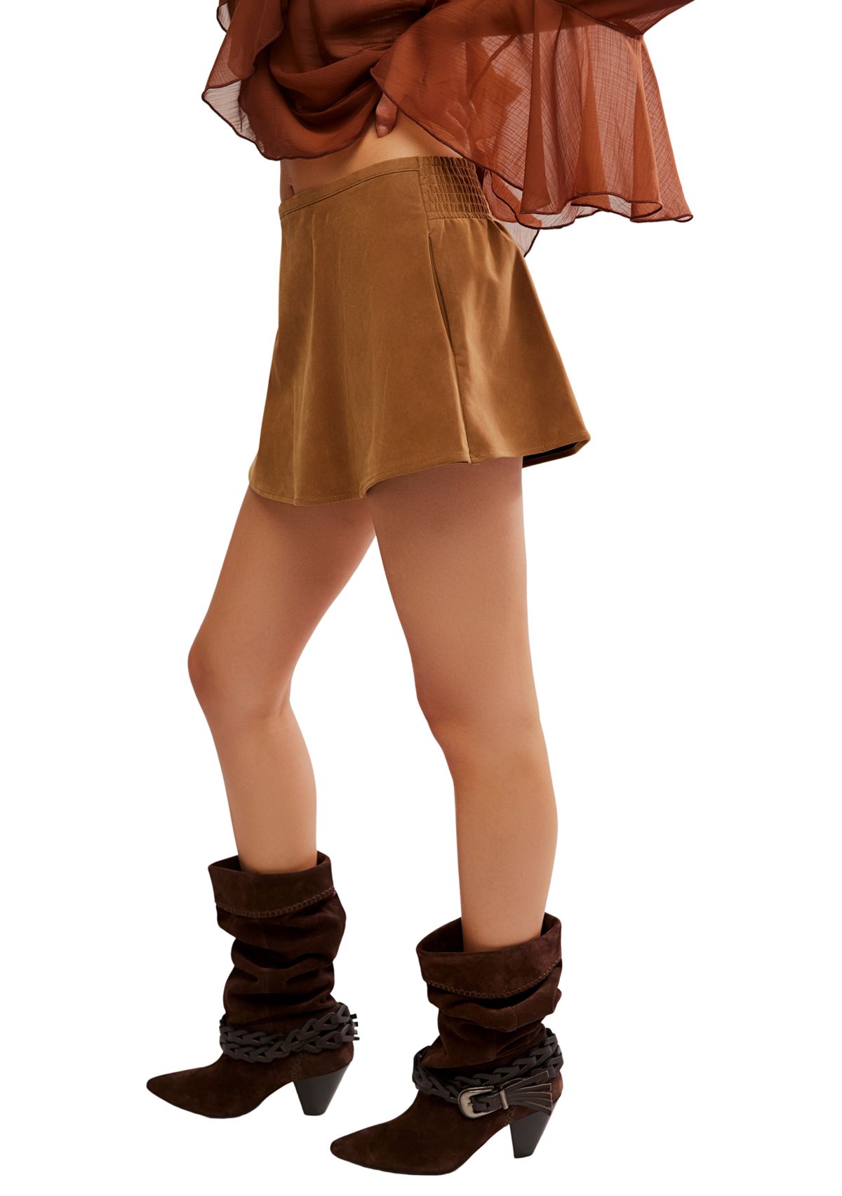 We The Free Paradise Found Suede Skort