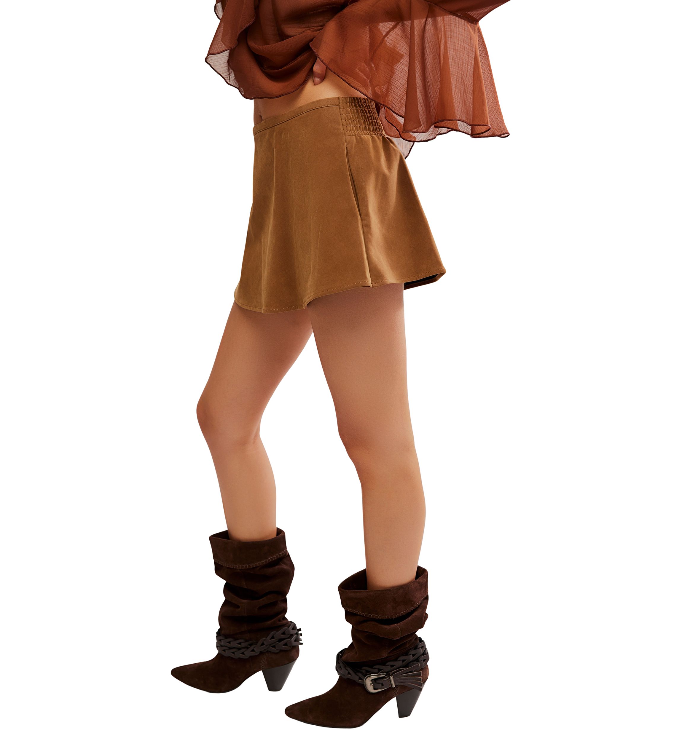 We The Free Paradise Found Suede Skort
