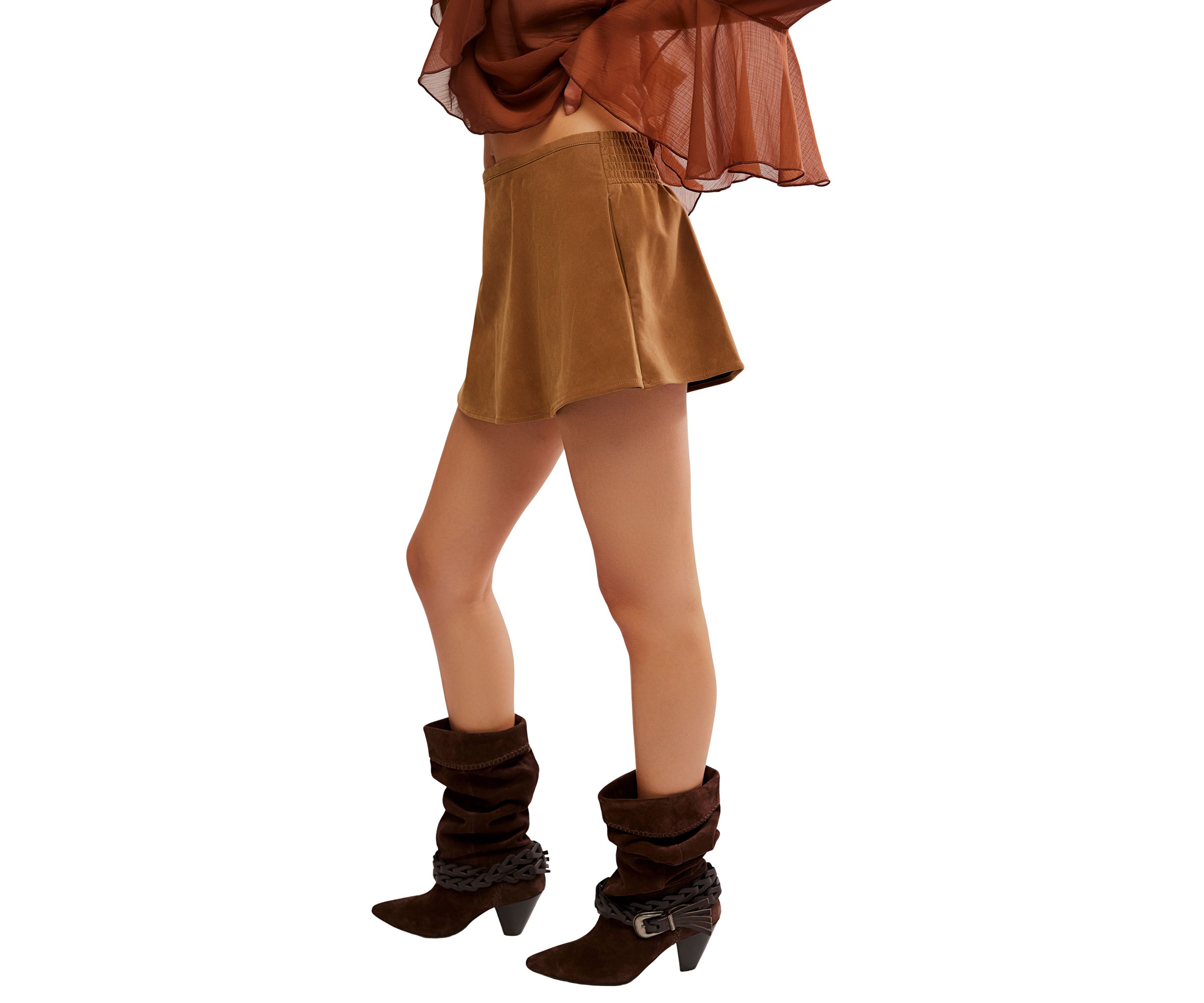 We The Free Paradise Found Suede Skort