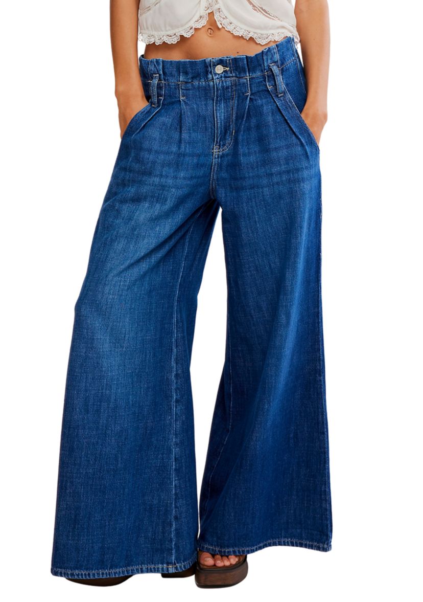 Free People We The Free Forager Super Wide-Leg Jeans | Belk