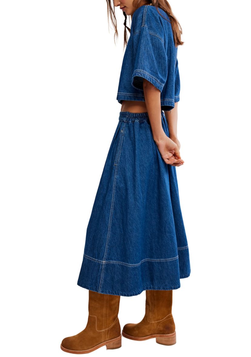 Free People Westley Denim Skirt Set | Belk display picture 3
