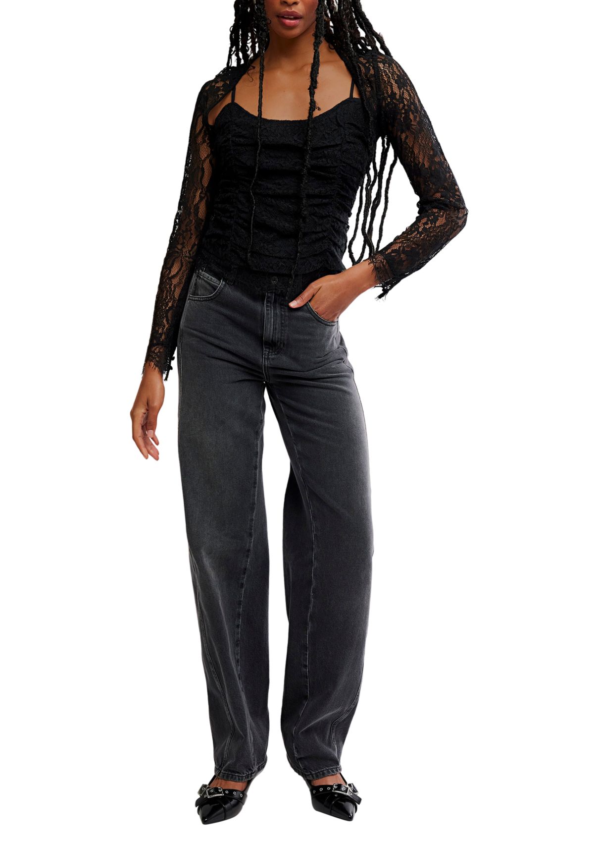 Womens Paloma Lace Top