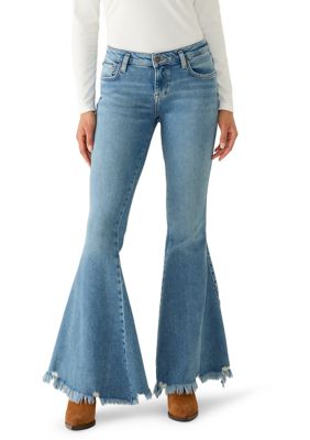 Free People Women's We The Free Emre Low-Rise Flare Jeans