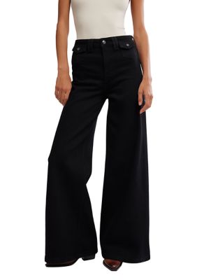Free People Women's We The Free Kellee High-Rise Palazzo Jeans
