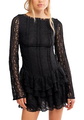 juniors glitter lace bodycon dress Lace-Up Short Brown Homecoming Dress with Sequin Print Brown / 0