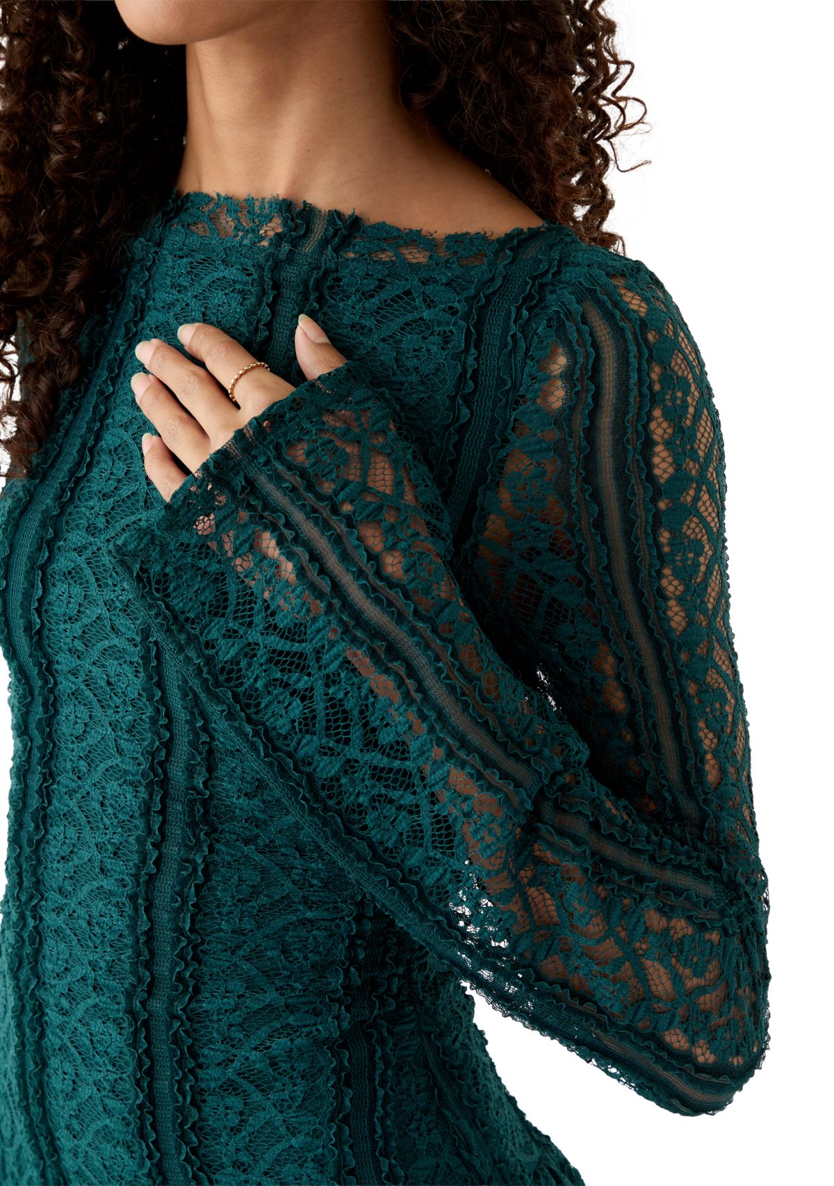 Tabby Lace Mini Dress