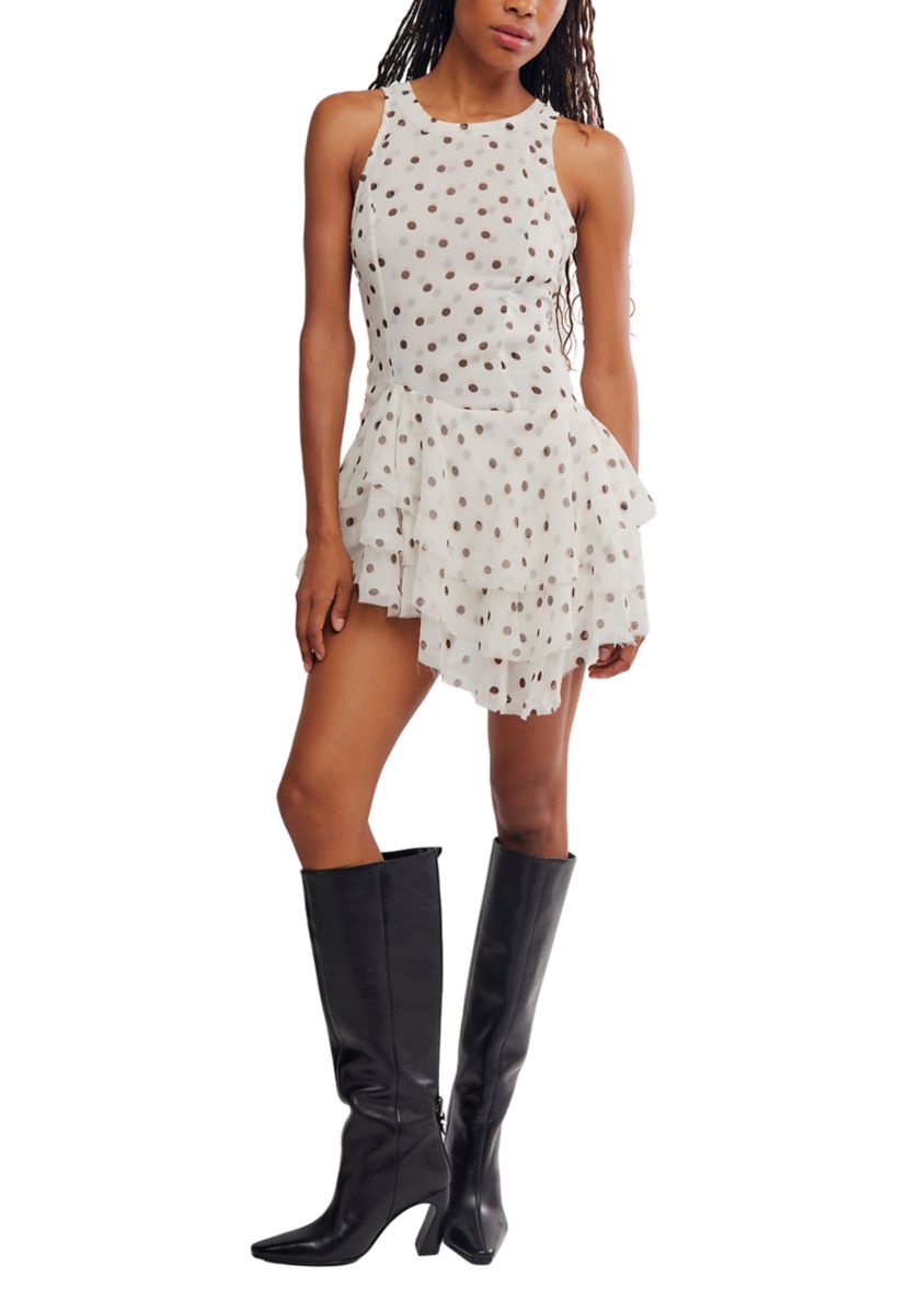 free people printed mini dress Free People Raven Printed Mini Dress
