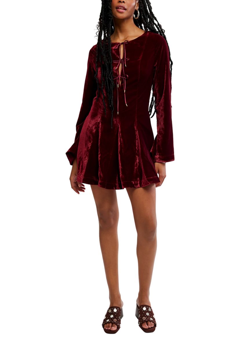 Linney Velvet Midi Dress