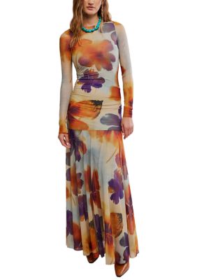 Free People Women's Sunnei Mesh Maxi Dress