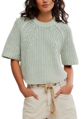 Free People Women's Amy Sweater, Green, XS