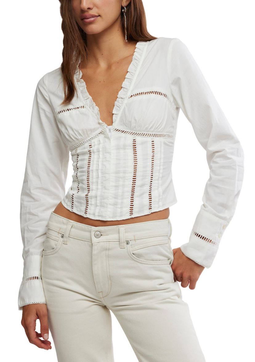 Free People Frankie Corset Long Sleeve Top | Belk