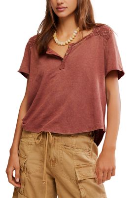 Free People Women's We The Free Heirloom Henley