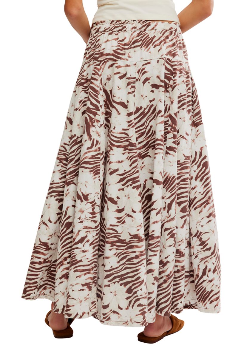 Free People Zephyr Bustle Convertible Printed Maxi Skirt | Belk