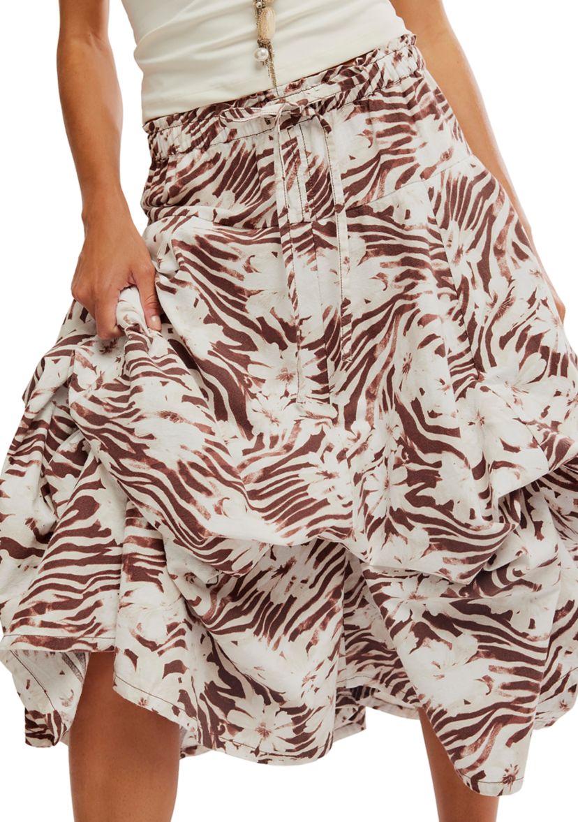 Free People Zephyr Bustle Convertible Printed Maxi Skirt | Belk