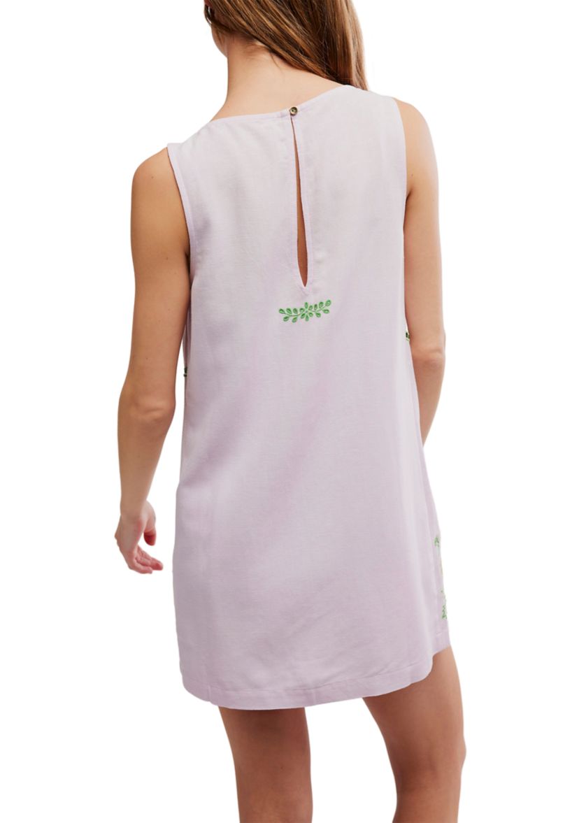 white linen maternity dress Angel Maternity Lila Baby Shower Maternity Sundress in White main image 0