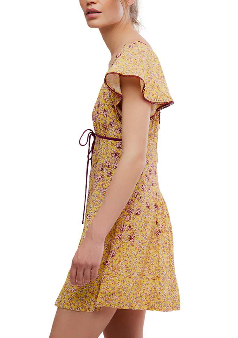 knee length dresses for ladies Free People Catalina Mini Dress Ivory / S