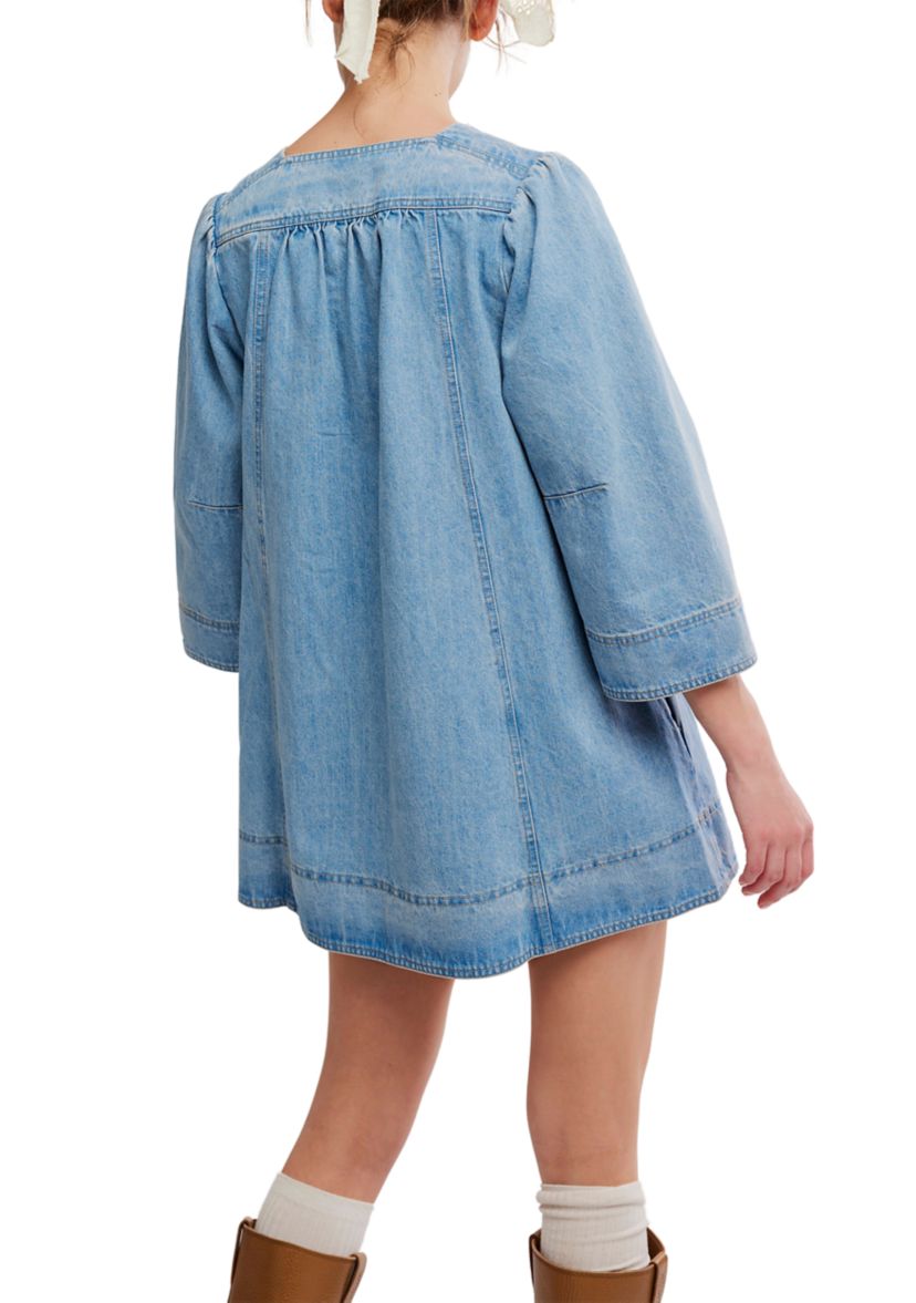 Free People Goldie Balloon Sleeve Dress | Belk