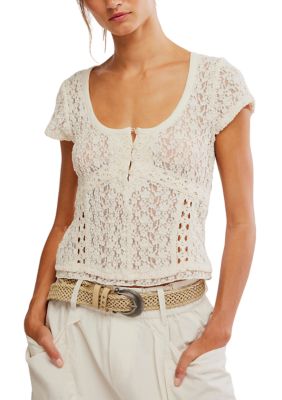 Free People Women's Claro Short Sleeve Tee