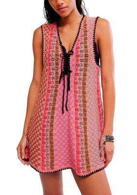 Free People Women's Amalfi Twist Mini Dress