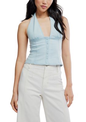 Free People Women's Ramona Denim Halter