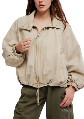 Free People Women's Chelsea Funnel-Neck Jacket