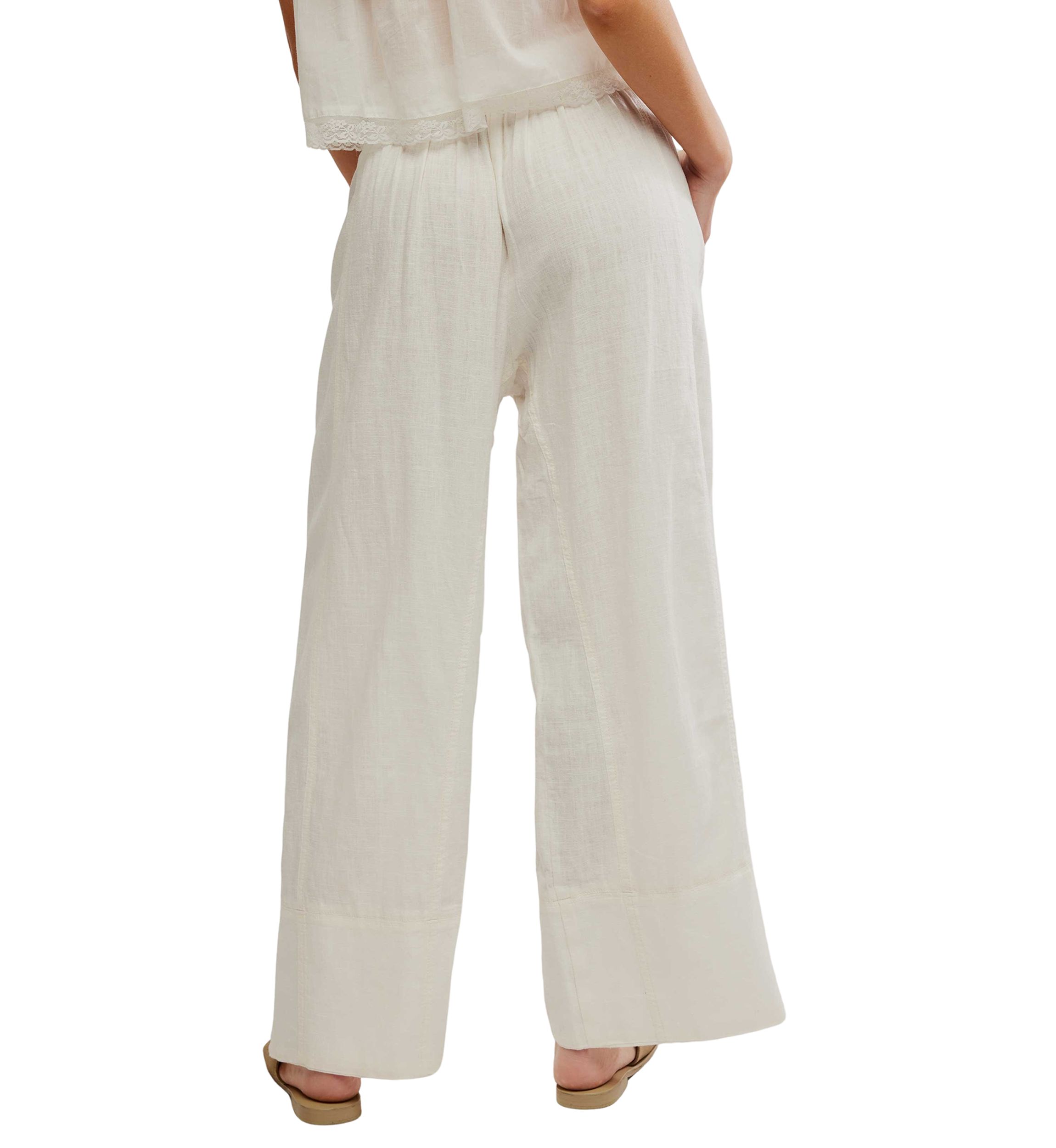 Free People Day's End Linen Pull-On Pants | Belk