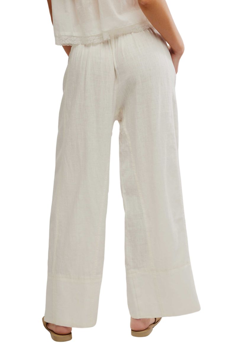 Free People Day's End Linen Pull-On Pants | Belk