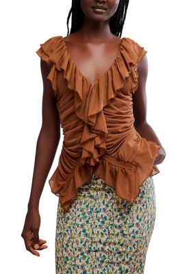 Free People Women's Blythe Ruffle Top