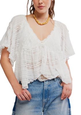 Free People Women's In Your Dreams Lace Top