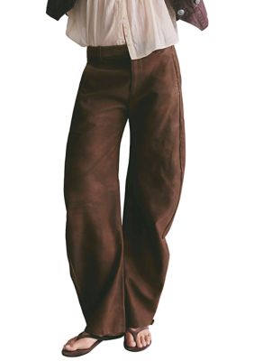 Free People Women's We The Free Spotlight Vegan Suede Trousers