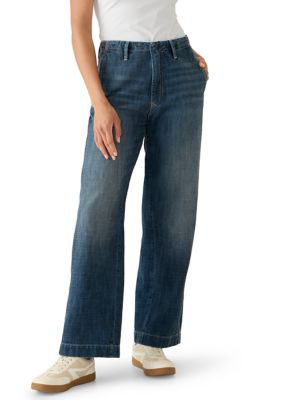 Free People Women's East Side Denim Chino Pants