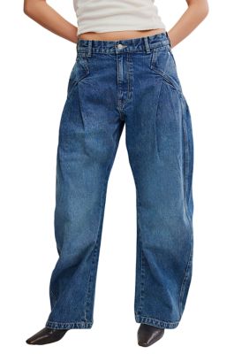 Free People Women's We The Free Golden Hour Trouser Jeans
