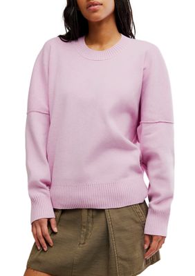 Free People Women's Muse Pullover, Lilac, Small