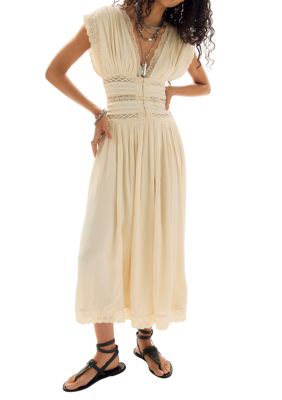 Free People Women's Swimming Across The Sky Midi Dress
