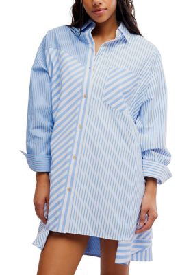 Free People Women's Oxford Club Mini Dress