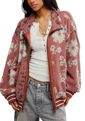 Free People Women's Print Mix Cardigan