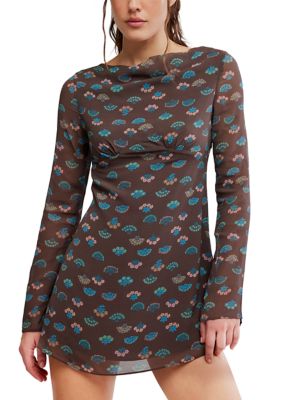 Free People Women's Jolie Printed Mini Dress