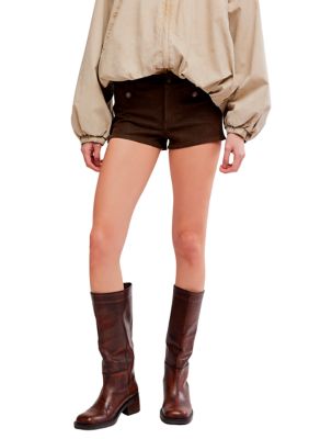 Free People Women's We The Free Vagabond Vegan Suede Shorts