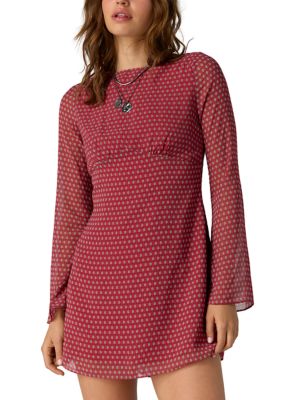 Free People Women's Jolie Printed Mini Dress, XL